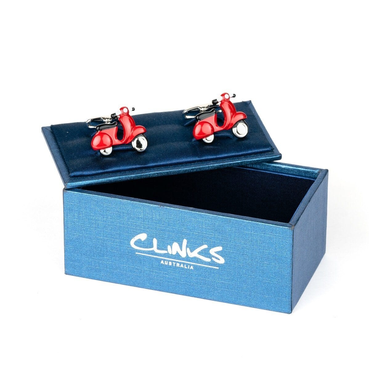 Red Scooter Cufflinks Novelty Cufflinks Clinks Australia 