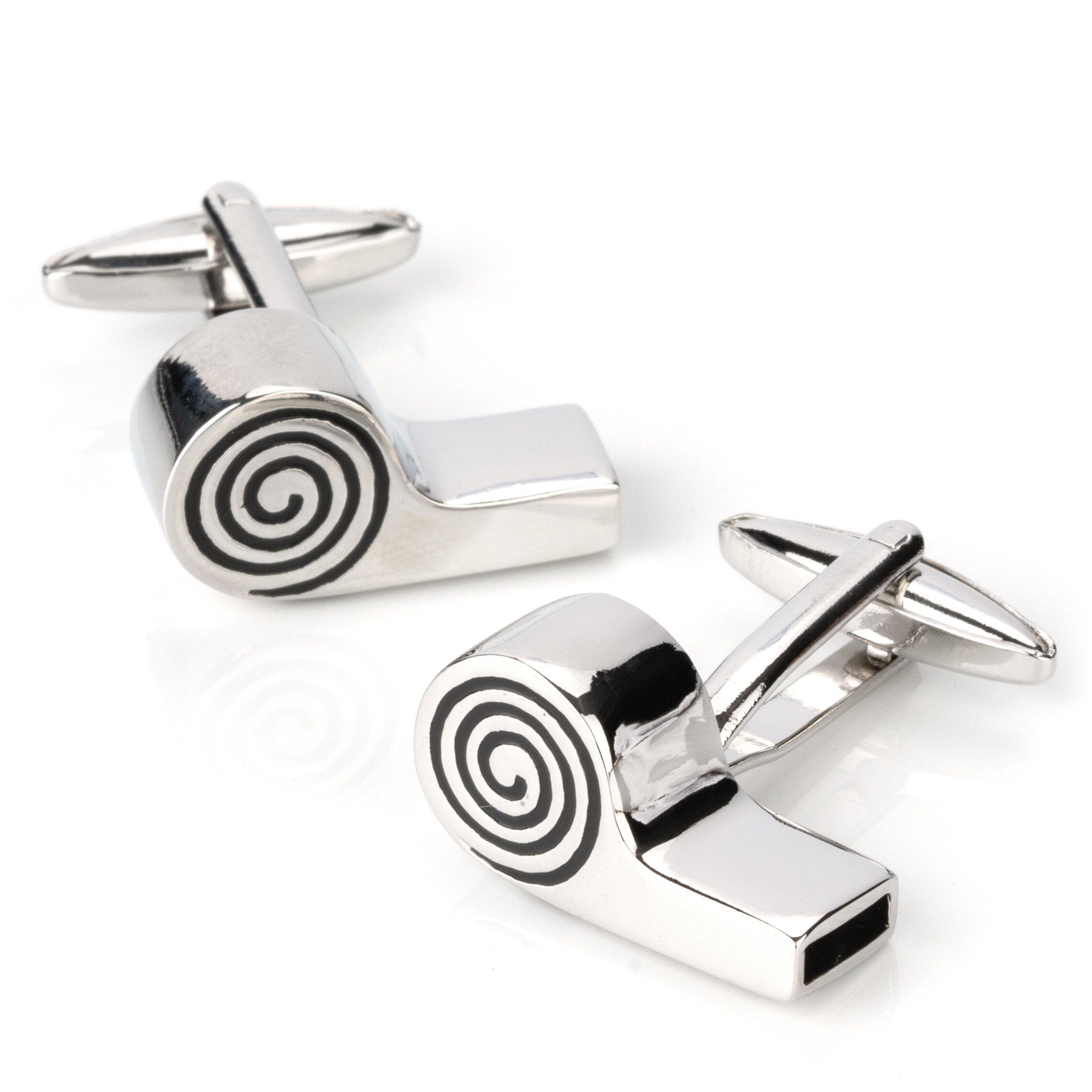 Working Referee Whistle Cufflinks Novelty Cufflinks Clinks Australia 