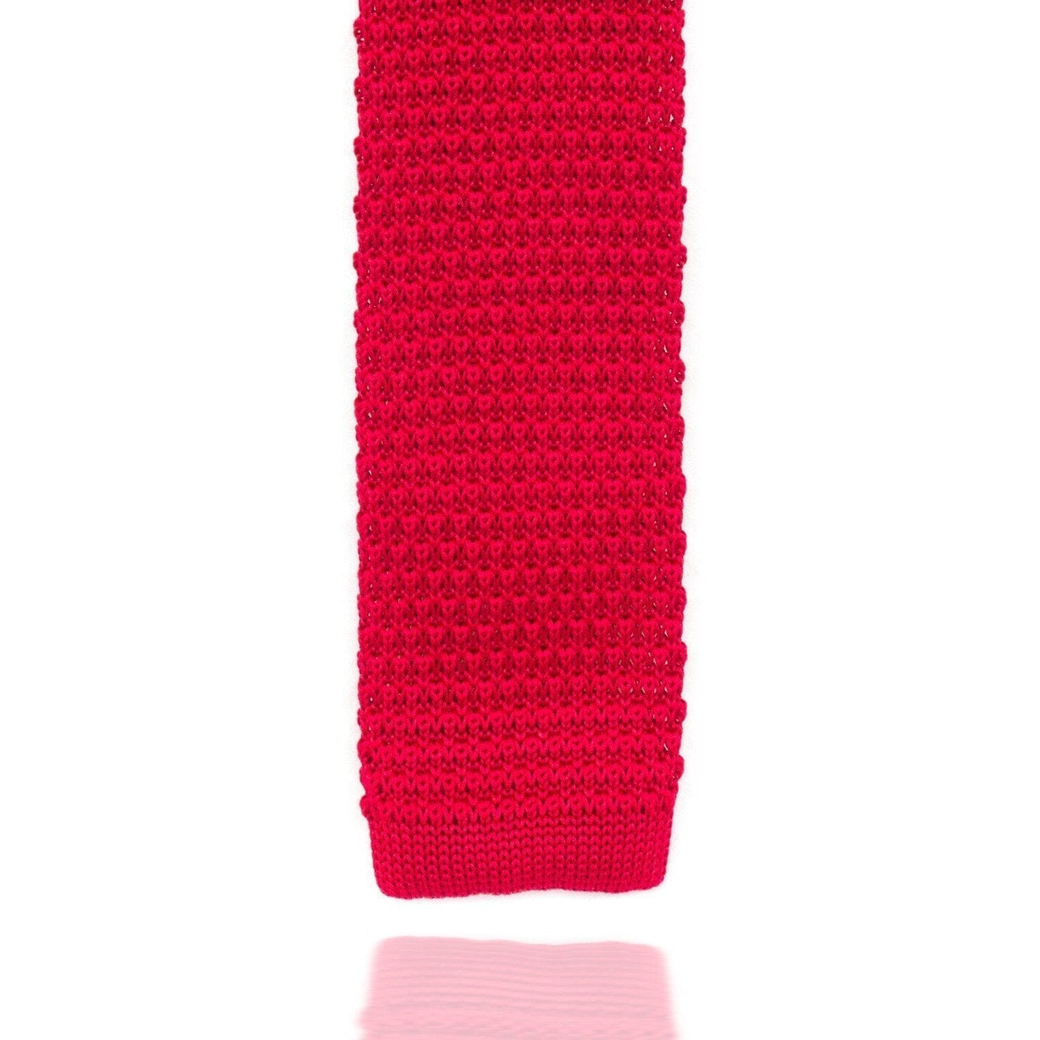 Red Knitted Tie Ties Cuffed.com.au 