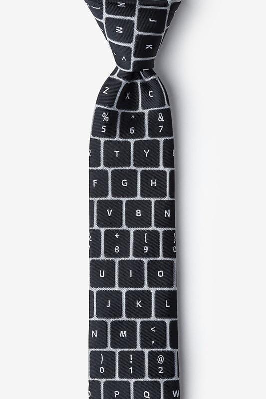 QWERTY Keyboard 2.0 Skinny Tie Ties Clinks Australia 