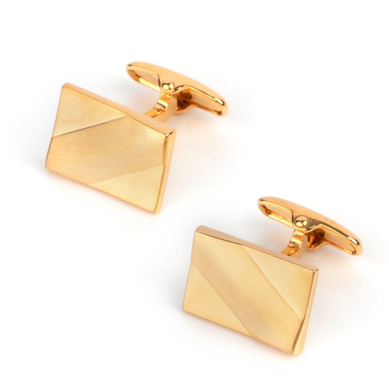 Classic Gold Ridge Cufflinks Classic & Modern Cufflinks Clinks Australia 