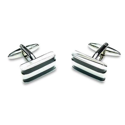 Black Stripes Cufflinks