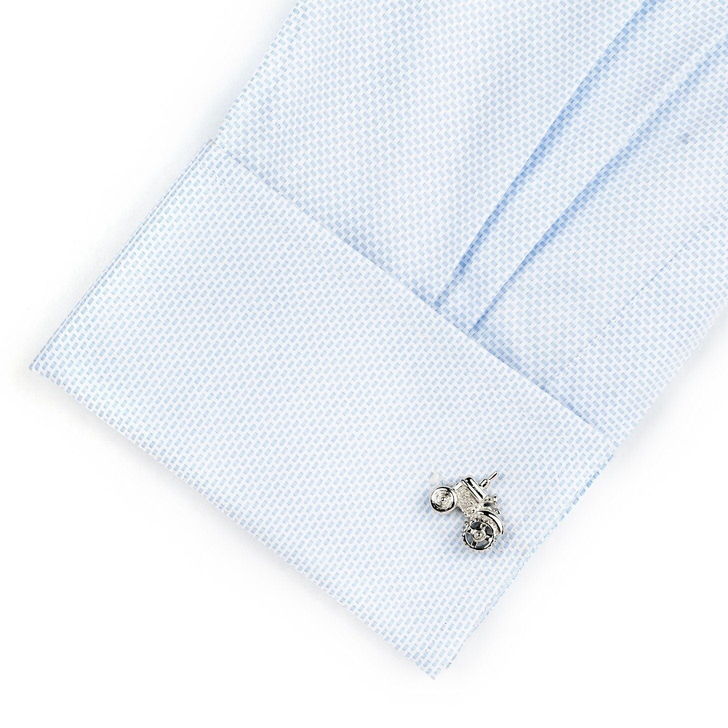 Silver Tractor Cufflinks Novelty Cufflinks Clinks Australia 