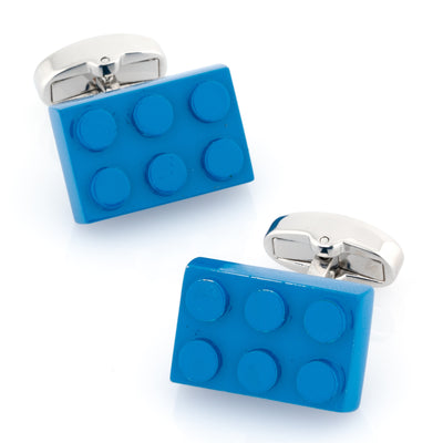 Blue Building Block Cufflinks, CL8714, Novelty Cufflinks, Mens Cufflinks, Cufflinks, Cuffed, Clinks, Clinks Australia