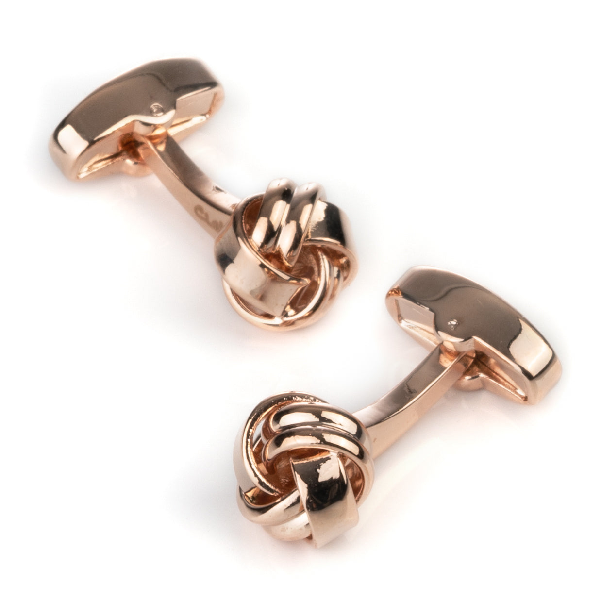 Rose Gold Knot Cufflinks