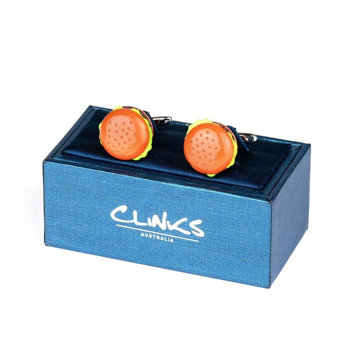 Colour Hamburger Cufflinks Novelty Cufflinks Clinks Australia 