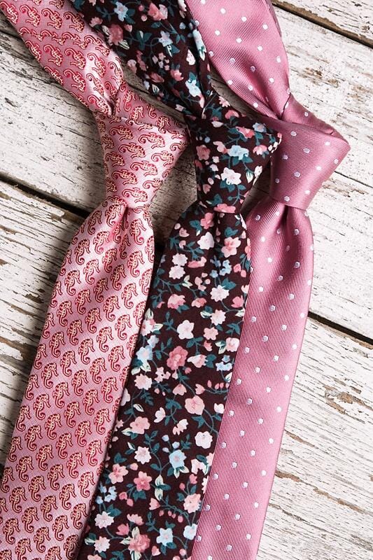 August Brown Tie Ties Clinks 