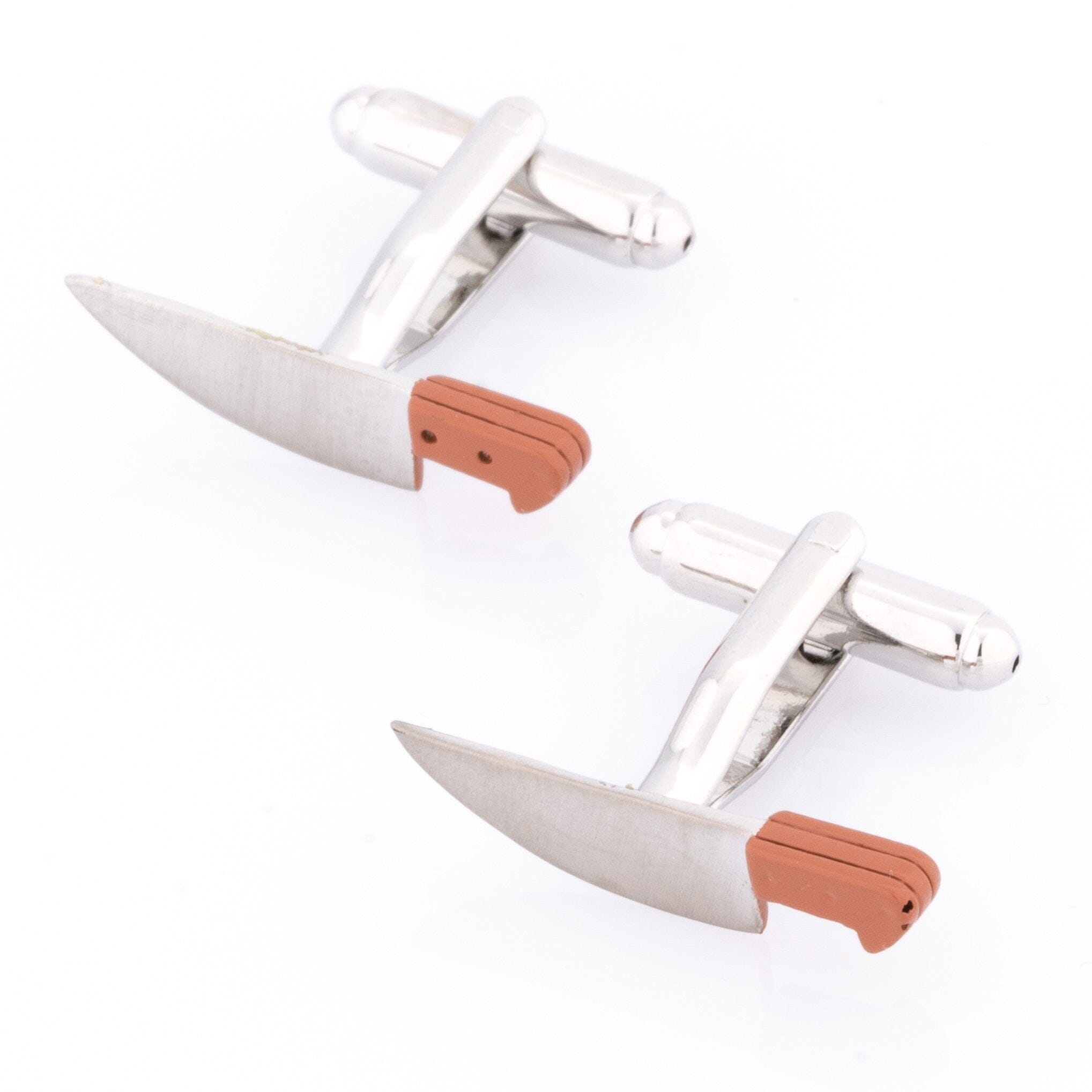 Chef / Butcher Knife Cufflinks Novelty Cufflinks Clinks Australia 