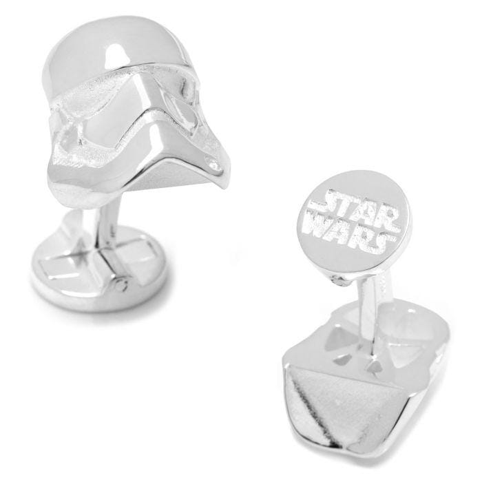 Sterling Silver 3D Stormtrooper Star Wars Cufflinks Novelty Cufflinks Star Wars 