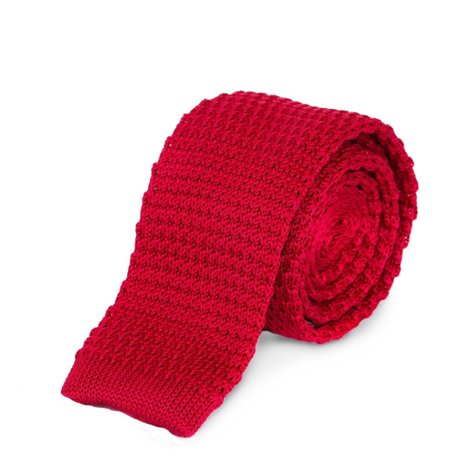 Red Knitted Tie Ties Cuffed.com.au 
