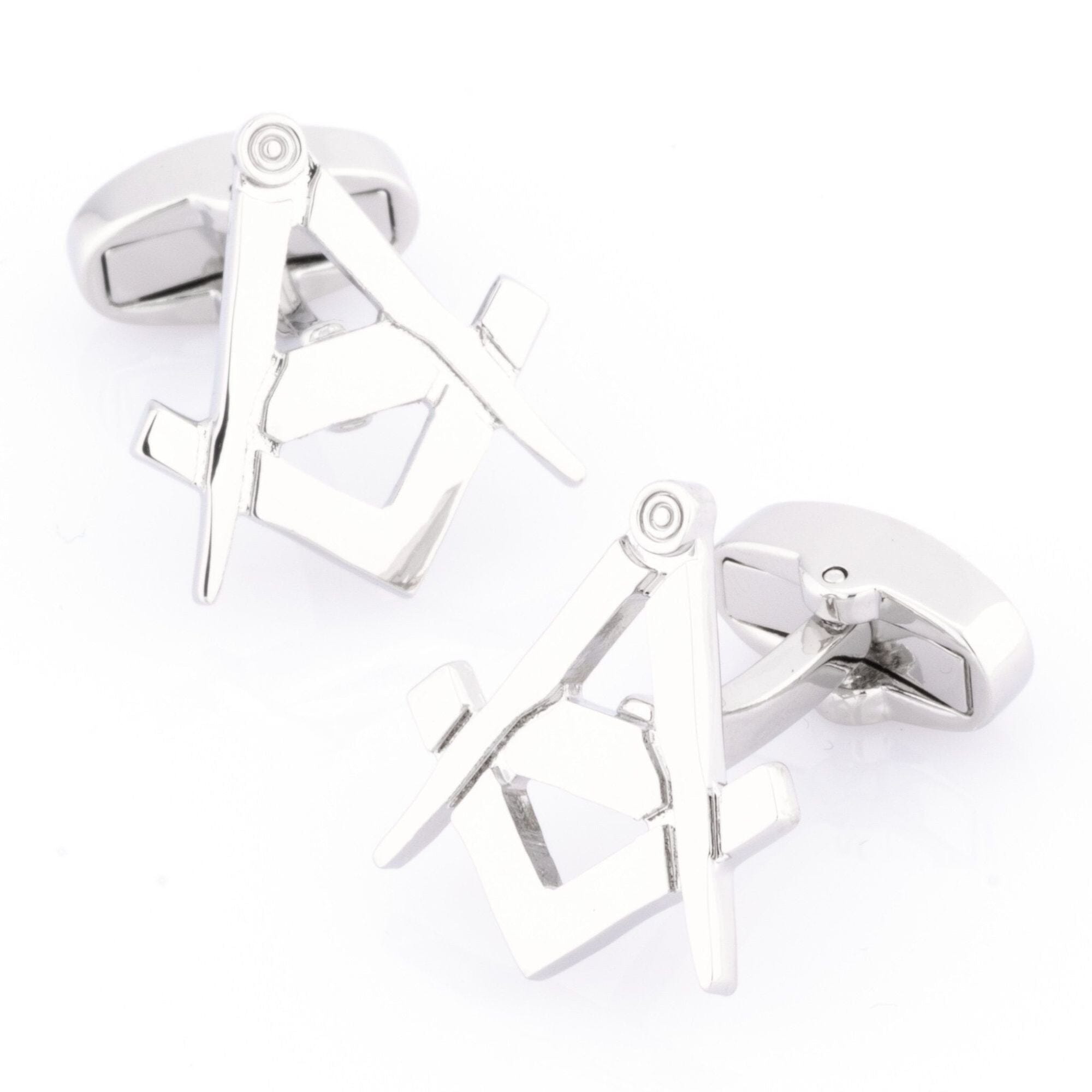 Freemason Masonic Silver Cufflinks Novelty Cufflinks Clinks Australia Freemason Masonic Silver Cufflinks 