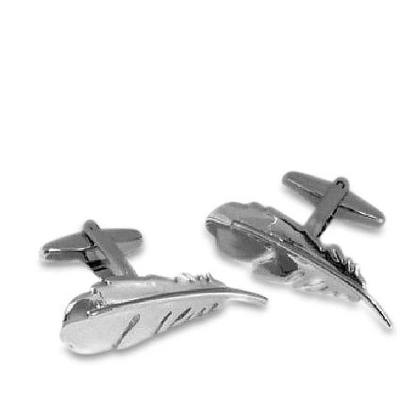 Feather Cufflinks