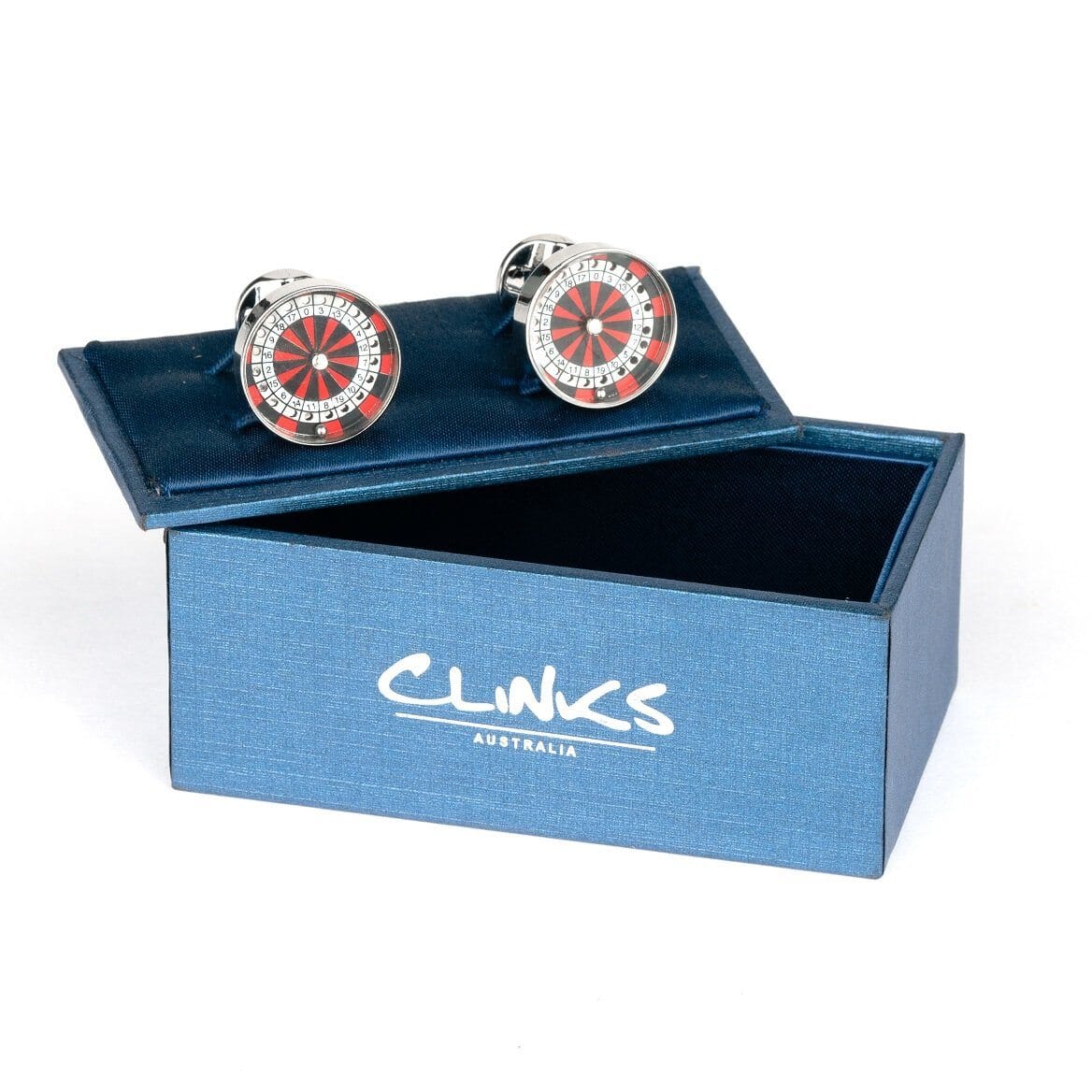 Roulette Wheel & Ball Cufflinks Novelty Cufflinks Clinks Australia 