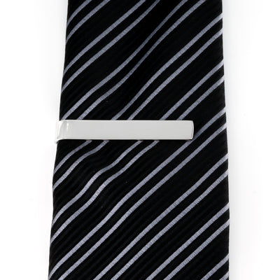 Shiny Silver Tie Bar 55m