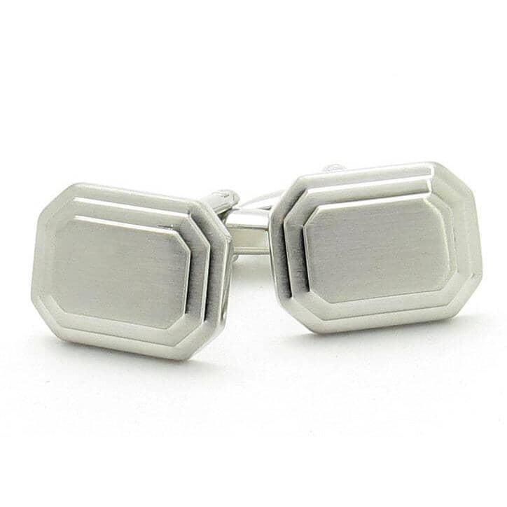 Engravable Tiered Cufflinks Classic & Modern Cufflinks Clinks Australia Engravable Tiered Cufflinks 