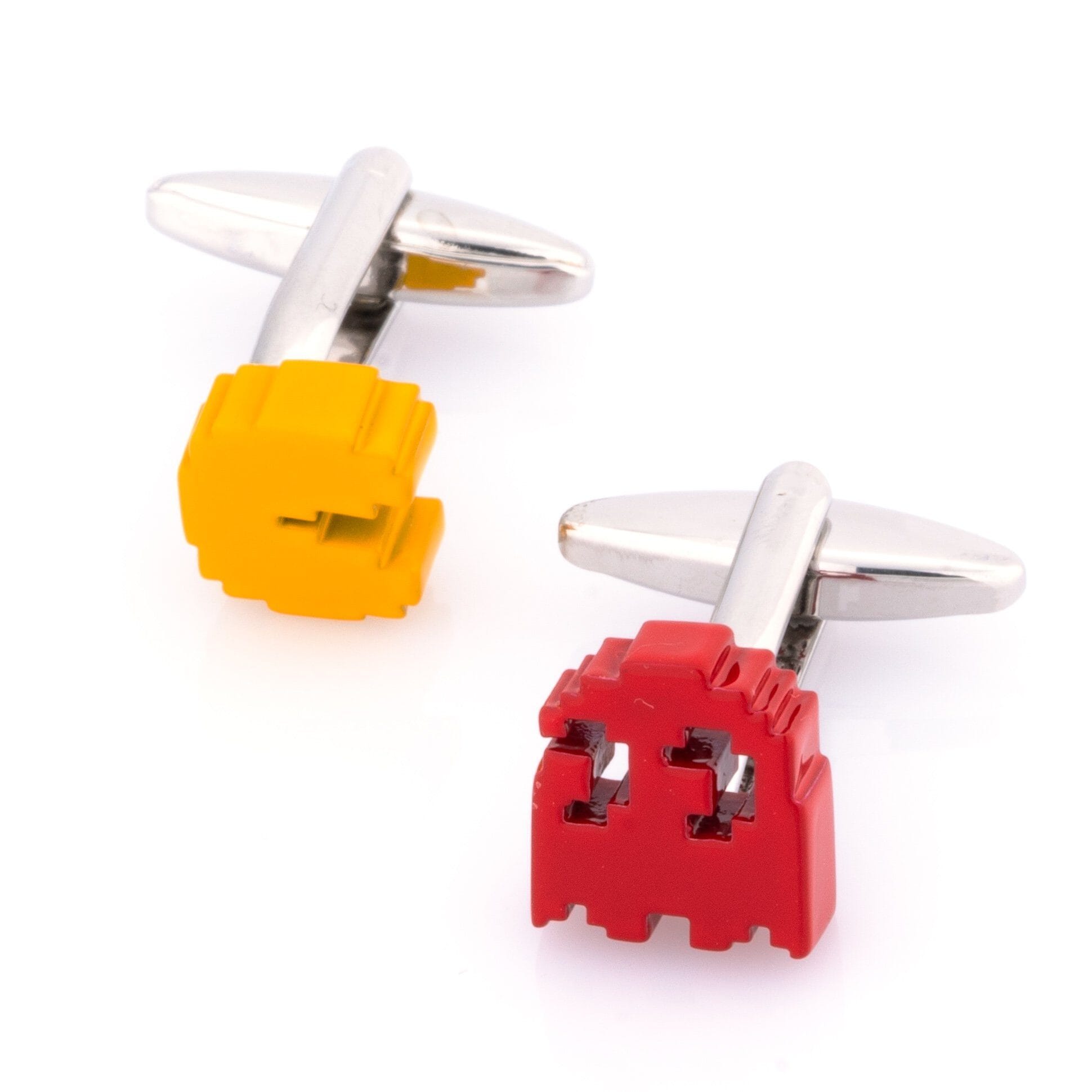 Colour Game over Arcade Cufflinks Novelty Cufflinks Clinks Australia Colour PacMan Cufflinks 