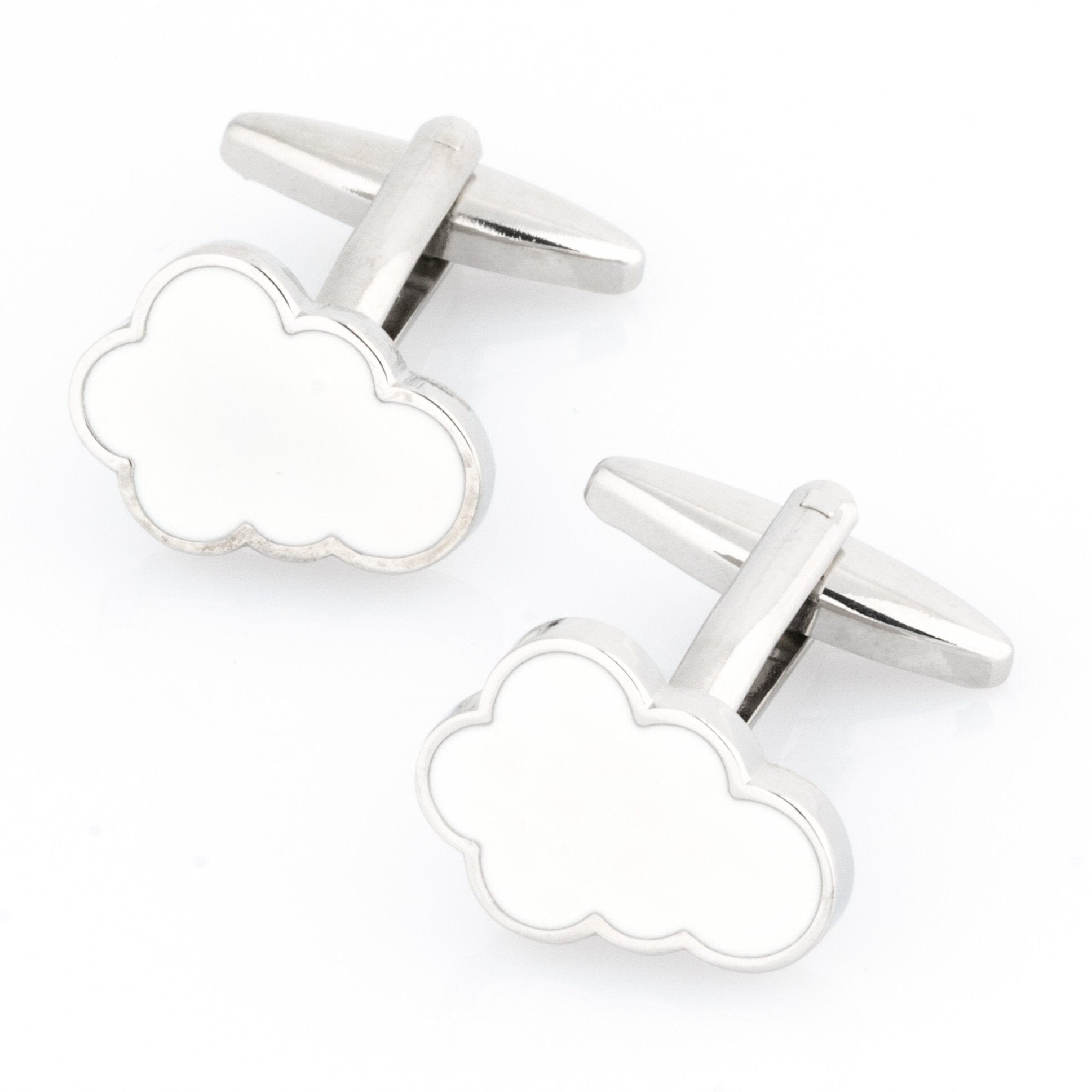 Cloud Cufflinks White Novelty Cufflinks Clinks Australia 