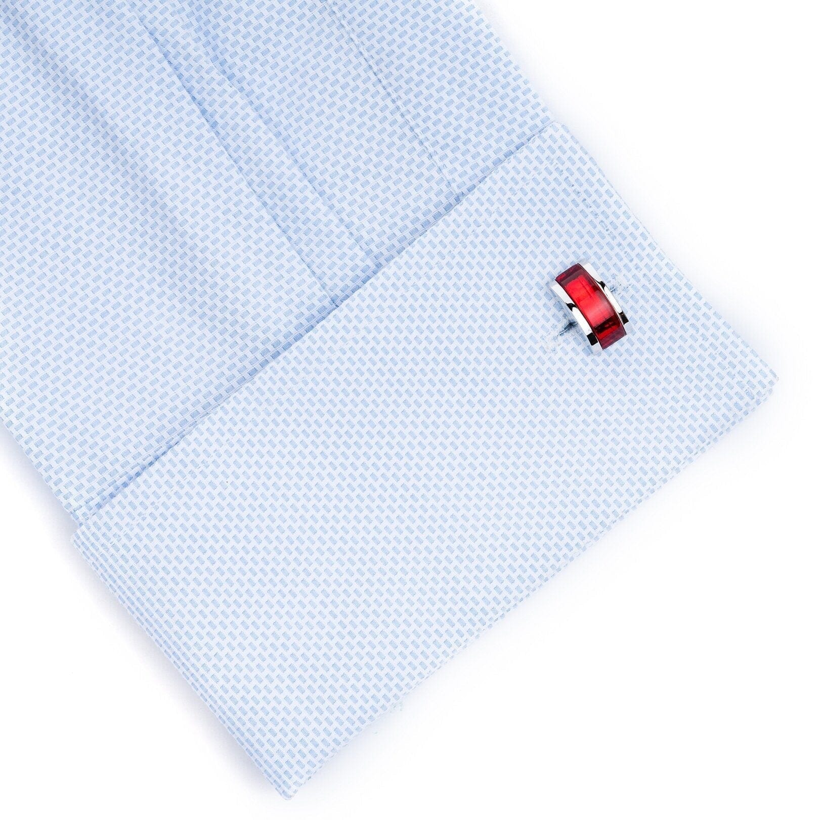 Ruby Red Cateye Cufflinks Classic & Modern Cufflinks Clinks Australia 