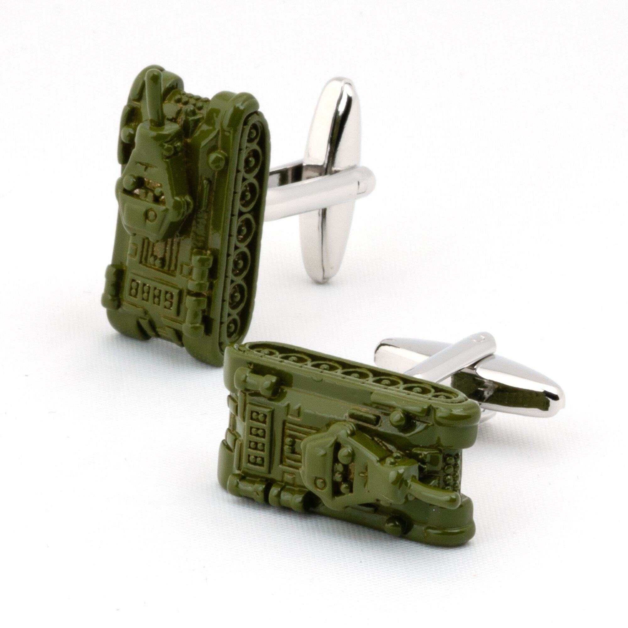 Green Army Tank Cufflinks Novelty Cufflinks Clinks Australia 