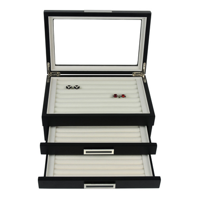 108 Pairs Wood Cufflink Box