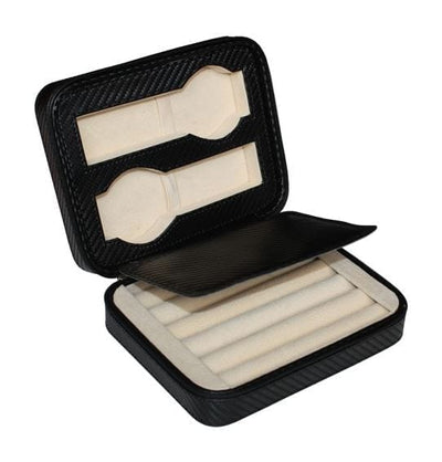 Cufflink and  Watch Case, Watch Case, Cuffed Cufflink and Watch Case, Clink Australia Cufflink and Watch Case, Cufflink and Watch Case on Cuffed, Australia Cufflink and Watch Box Case, Cufflink and Watch Storage Case, Cufflink and Watch Display Case, Executive Cufflink and Watch Case, Black, Watch Case, CB5010, Clinks.com