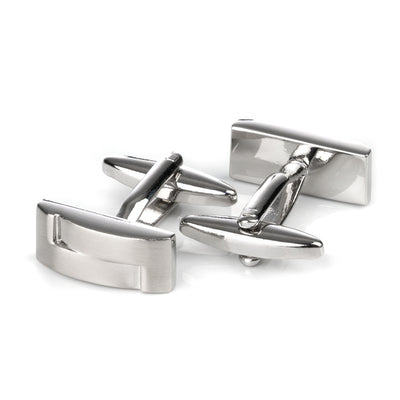 Silver Interlinked Cufflinks