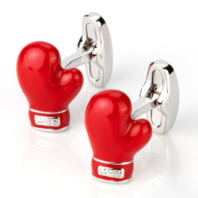 Red Boxing Glove Cufflinks