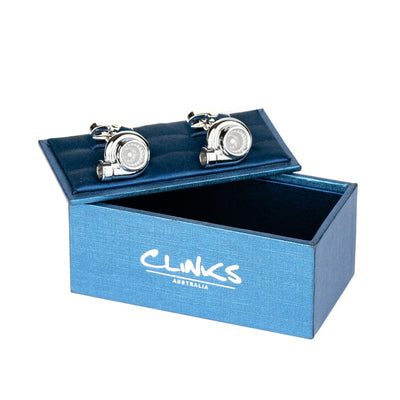 Silver Turbo Cufflinks