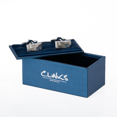 Silver Interlinked Cufflinks