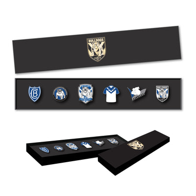 Canterbury-Bankstown Bulldogs Logo NRL Pin Set