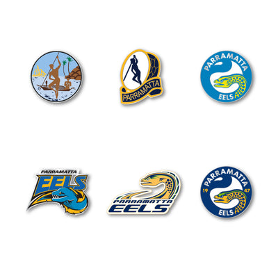 Parramatta Eels Logo NRL Pin Set