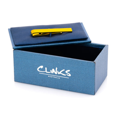 Yellow Metallic Small Tie Bar