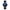 Roland Cliff Blue Swiss Opal Watch 40MM with Black Mesh Strap