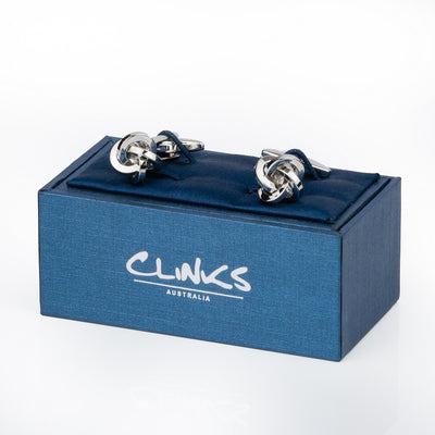 Silver Square Knot Cufflinks