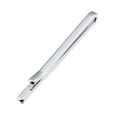 Thin Silver Tie Bar