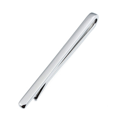 Thin Silver Tie Bar