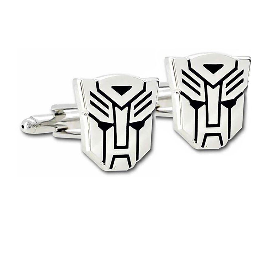 Transformer Autobot Robot Silver Cufflinks