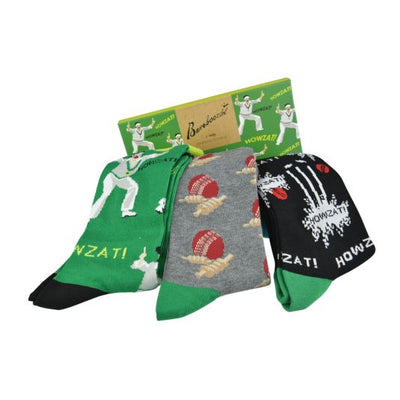 Cricket 3 pair Socks Gift Box, Socks, Bamboozld, Bamboo, Cotton, Spandex, Assorted Colour, SS7101, Clinks.com