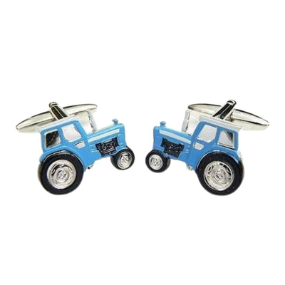 Blue Tractor Cufflinks