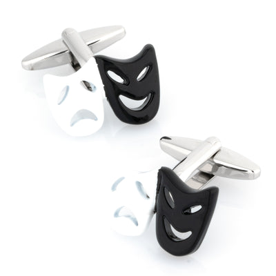 Black and White Mask Cufflinks