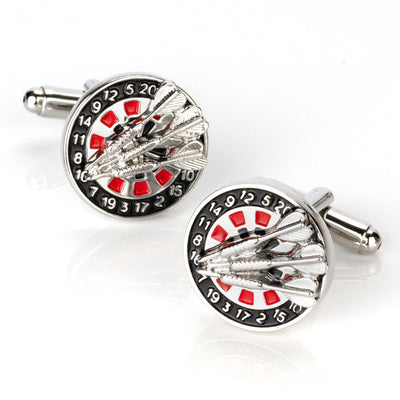 Darts and Board Cufflinks