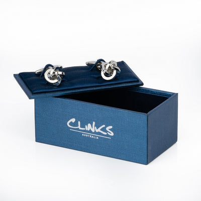 Silver Square Knot Cufflinks