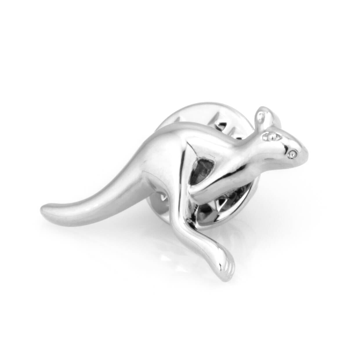 Australian Silver Kangaroo Lapel Pin Lapel Pin Clinks 
