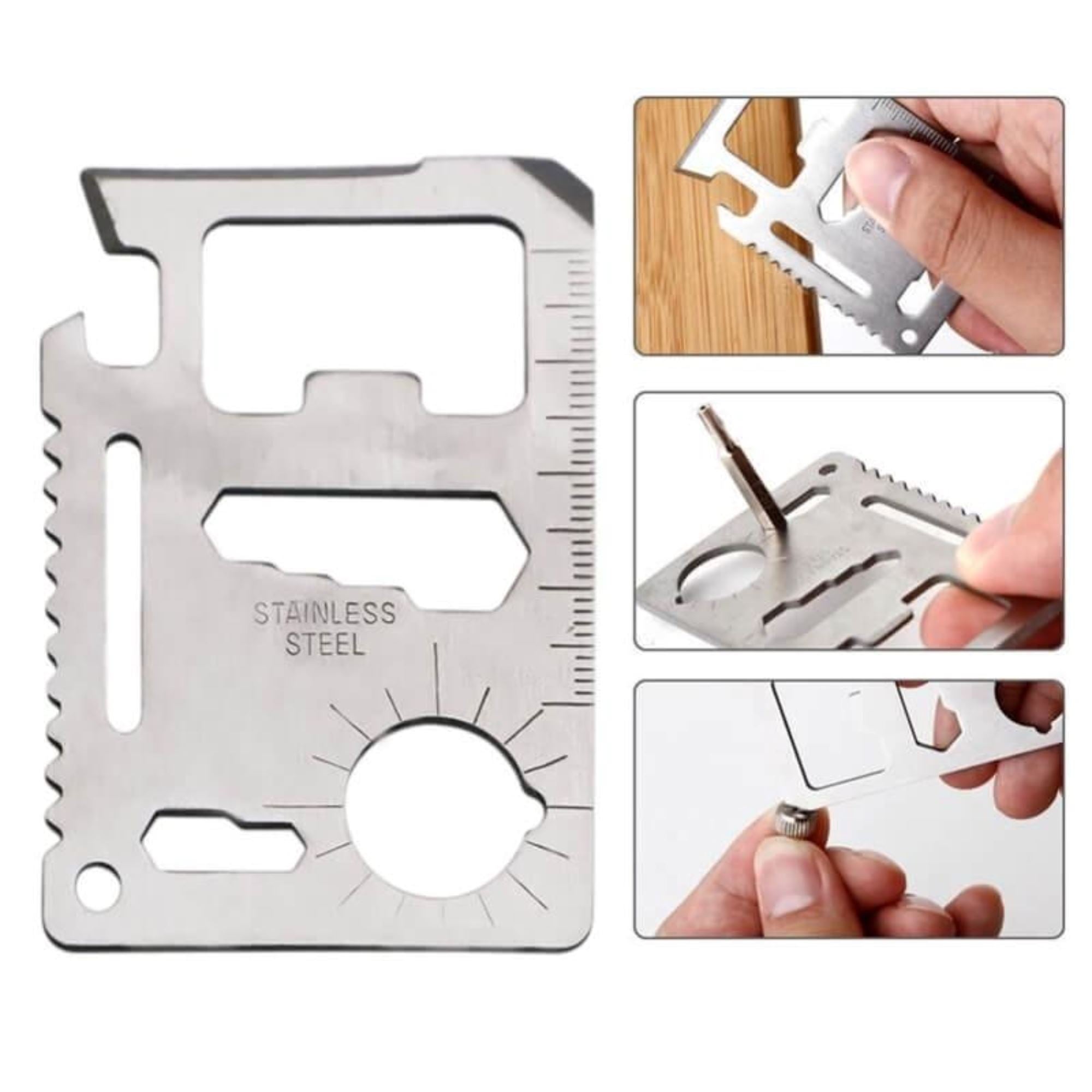 11 in 1 Credit Card Survival Multi Tool Accessories Clinks Australia 