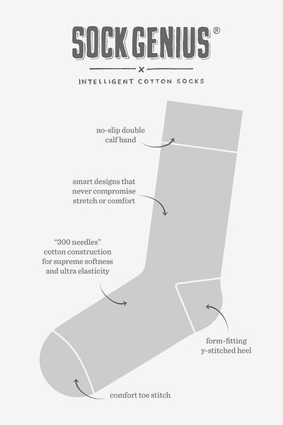 Bicycles Sock, Socks, Blue, Carded Cotton, Nylon, Spandex, SK1015, Men's Socks, Socks for Men, Clinks.com