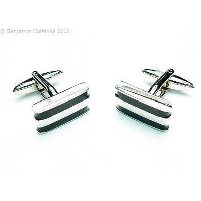 Black Stripes Cufflinks