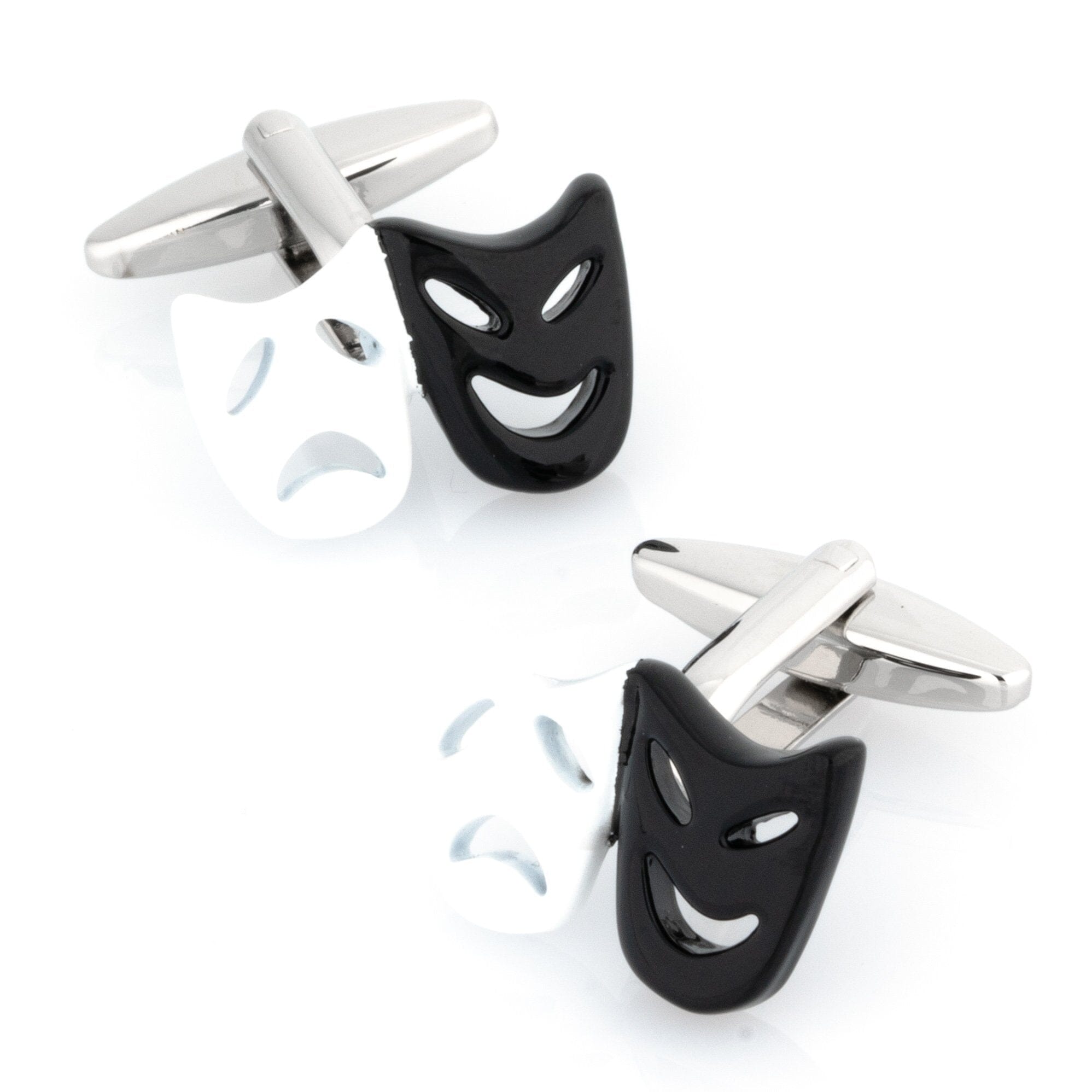 Black and White Mask Cufflinks Novelty Cufflinks Clinks Australia Black and White Mask Cufflinks 