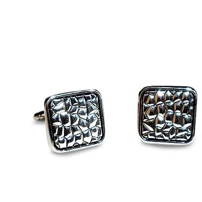 Snake Skin Effect Cufflinks