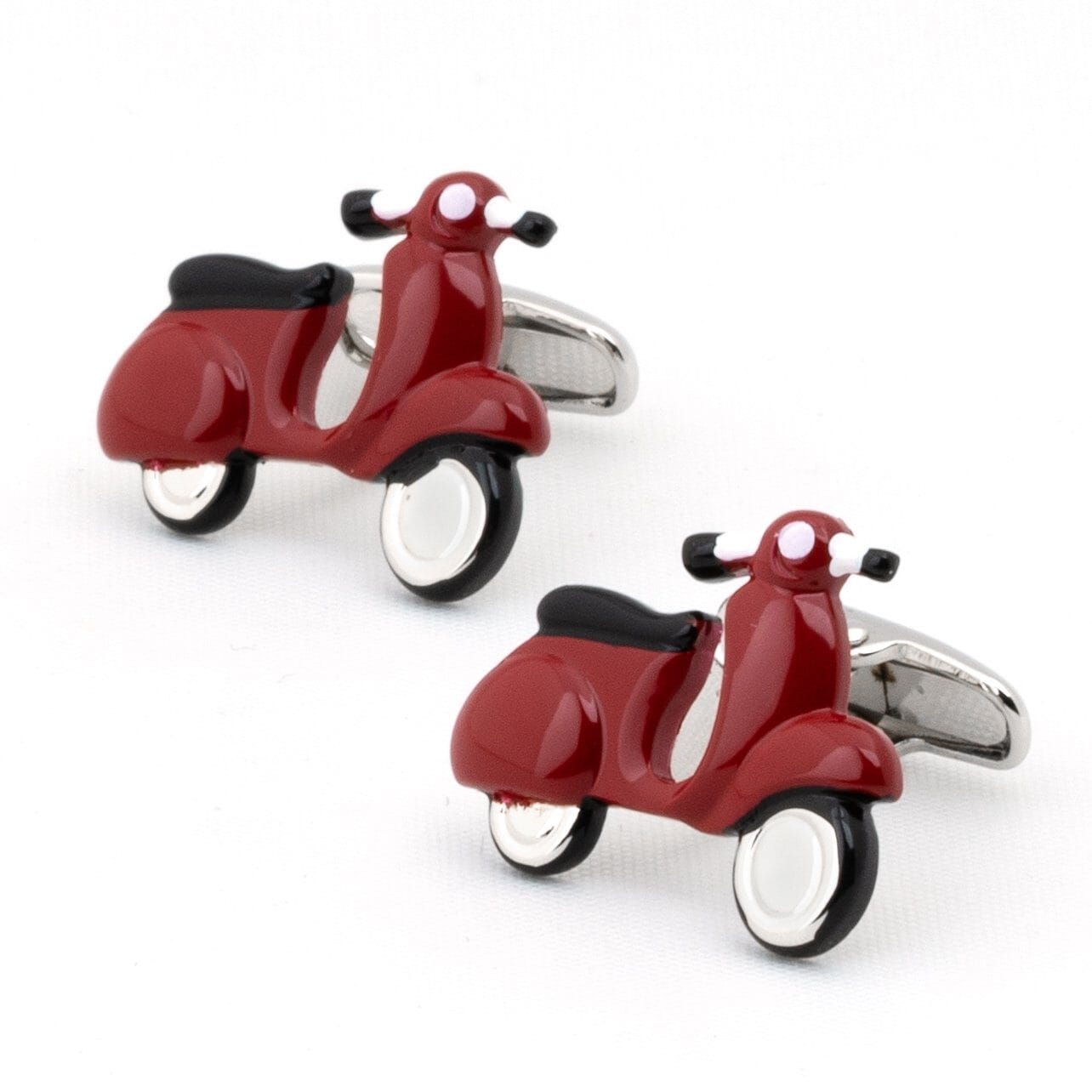 Red Scooter Cufflinks Novelty Cufflinks Clinks Australia 