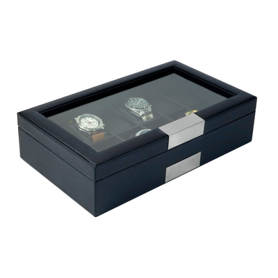 12 Slots Leather Watch Box